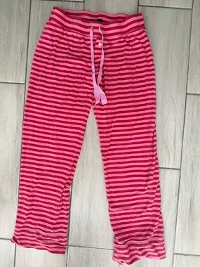 J crew Pink and Hot Pink Striped Pajama Pants